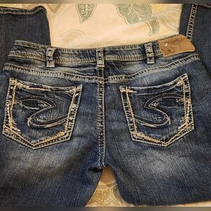 Women's W31/L27 Silver Capri!! :)